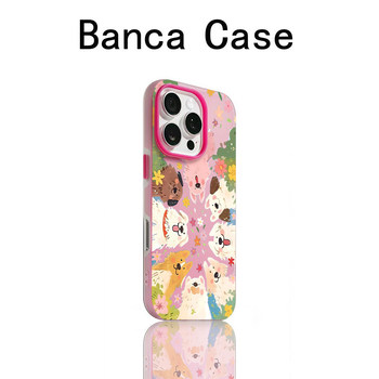 Spring full screen puppy suitable for Apple 16promax mobile phone case iphone14pro new 13 cartoon 12 Japanese and Korean cute 17 protective cover 15promax anti-fall 15plus skin-feeling jelly