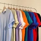 Tide, ретро трендовая хлопковая футболка с коротким рукавом, в американском стиле, оверсайз, короткий рукав