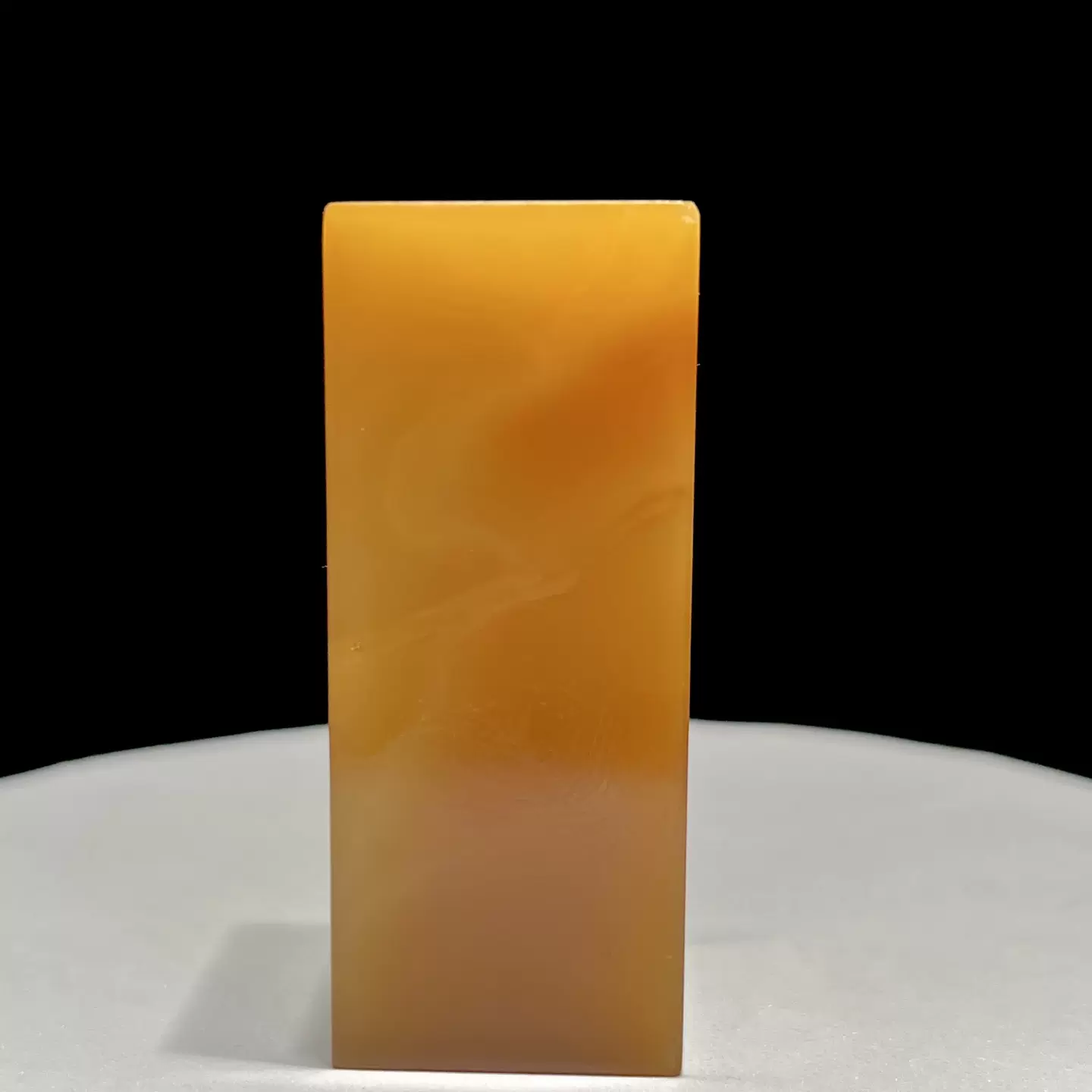 HOT，100%新品 △峰△AJ021□田黄石 獣首印材+福字 印