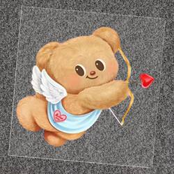 Butter Bear Transfer Car Sticker Waterproof Creative Electric Vehicle Car Personalized Scratch Covering Sticker Body Decoration Sticker