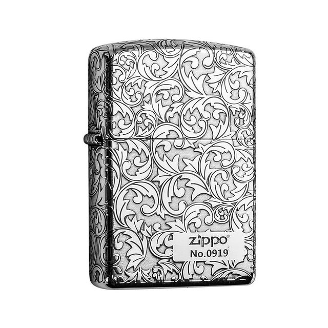 ZIPPO I Gift Set, Hip Flask and Lighter, Metal