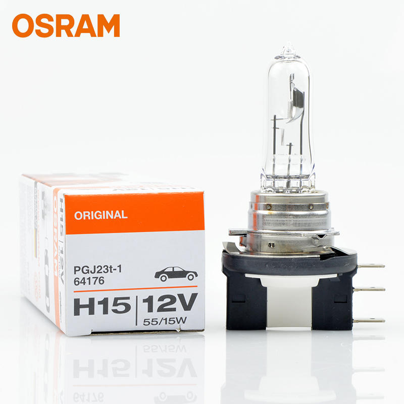欧司朗车灯H15适用大众新途安高尔夫7奥迪A3奔驰GLK吉利博瑞远光-淘宝网