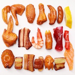 Simulated Food Model Small Vegetable and Fruit Set Chicken Leg Meat Food Display Window Exhibition Hall Decoration Photography Props