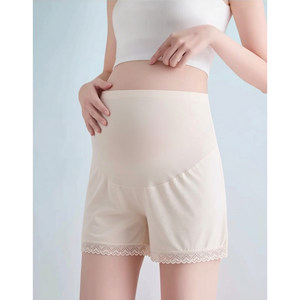 
Cat single [lace patch] maternity safety pants summer new comfortable thin leggings 3D belly support to prevent exposure