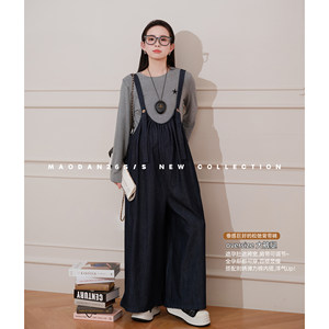 
Maodan [Xingdao Denim] [Cotton] Nana’s Pregnancy Wear Maternity Clothing Spring Clothing New Bottoming Shirt Overalls