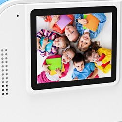 Mini Mini Slr Hd Fotocamera Digitale Per Bambini Con Stampa Istantanea, Schermo Ips Hd Da 2,4 Pollici