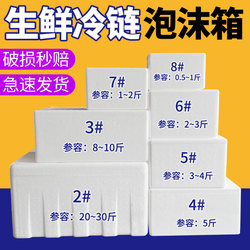 Cartons with Foam Boxes, Insulated Boxes, Loquat Express Delivery Special Frozen Commercial Foam Boxes for Stall Setup, Refrigerated Wholesale