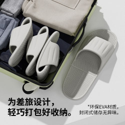 Foldable Travel Disposable Slippers for Women, Portable Travel Non-Slip Beach Slippers for Men, Business Trip Hotel Bathing Slippers