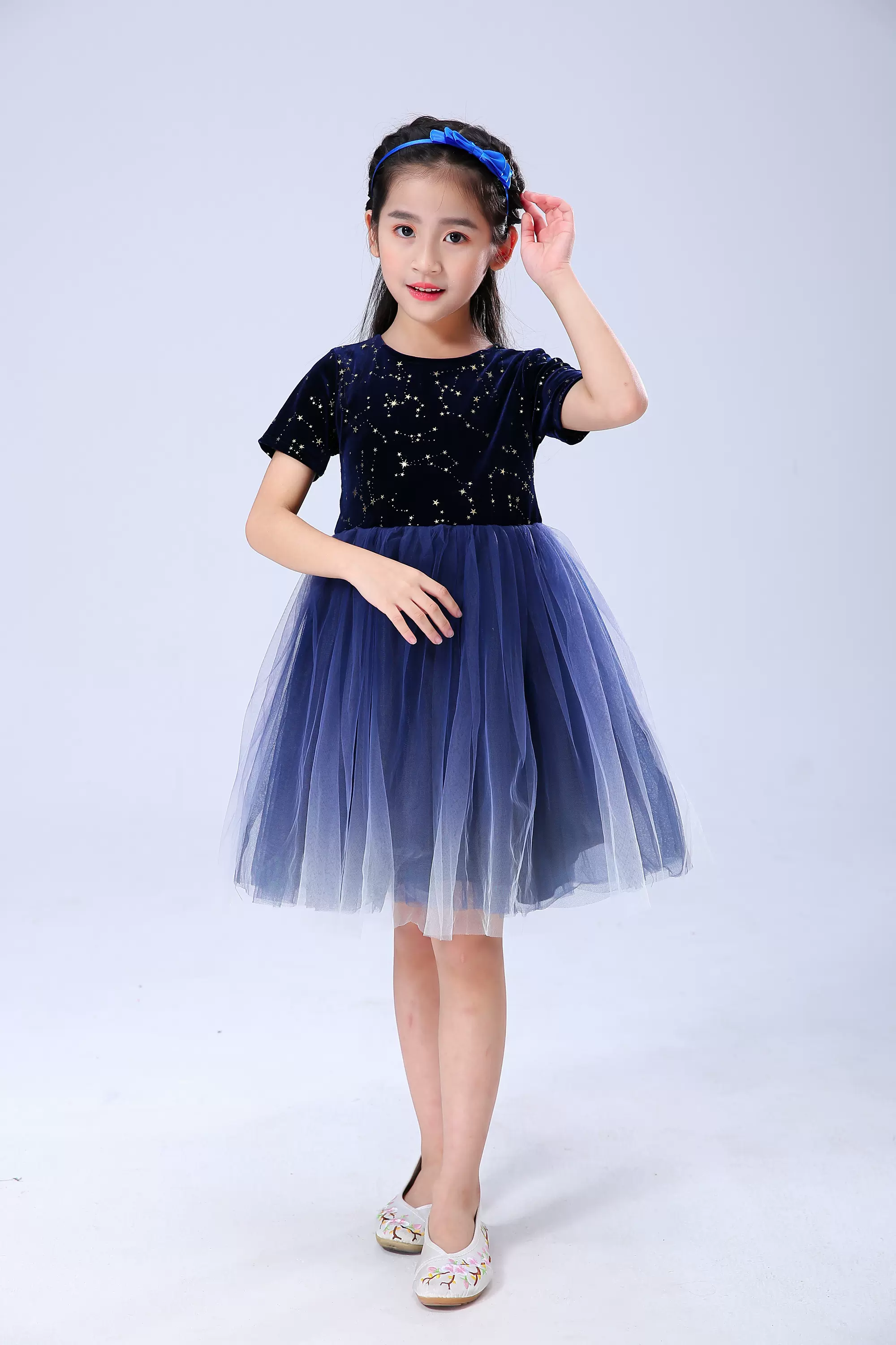 六一儿童合唱服演出服大合唱团男女童礼服春秋小学生朗诵表演服装