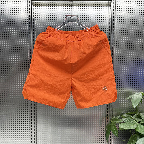 2025 summer new thin versatile straight casual shorts men's ice silk quick-drying exercise five-point pants beach pants
