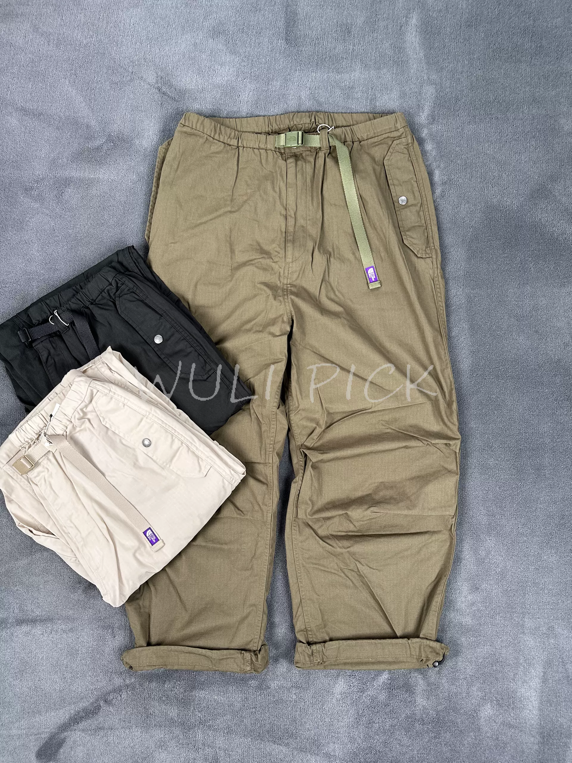 现货TNF紫标Ripstop Field Pants NT5317N工装直筒伞兵休闲裤23SS-Taobao