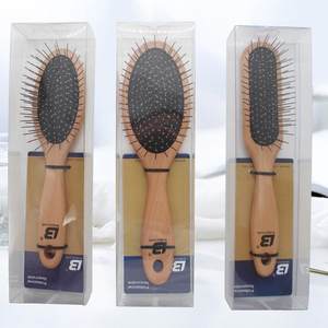 
Lebi pet dog beauty wooden comb needle comb handle comb cat massage comb soft air cushion cleaning beauty products