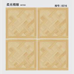 Factory-Made Vintage-Style Floor Tiles, Imitation Wood Grain Tiles 800×800, Versailles Retro Mosaic Wood Grain, Imitation Solid Wood French Style