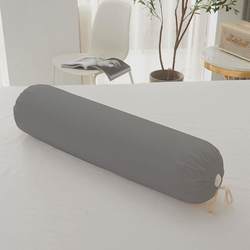 2025 New Solid Color Long Pillowcase Cylindrical Pillowcase Skin-Friendly Washable Long Pillowcase Round Pillowcase Single Piece