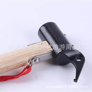 
High carbon steel outdoor hammer hammer ground nail puller multifunctional hammer camping canopy hammer cast steel square handle hammer