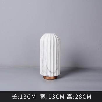 Green plants, small diameter vase, decal, stone pattern, ceramic flower pot, gardening, ceramic crafts, home decoration ornaments porcelain
