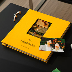 Qingheji if Time Could Remember Large Capacity Family Photo Album Commemorative Book High Aesthetic 6inch Laminated Storage Book
