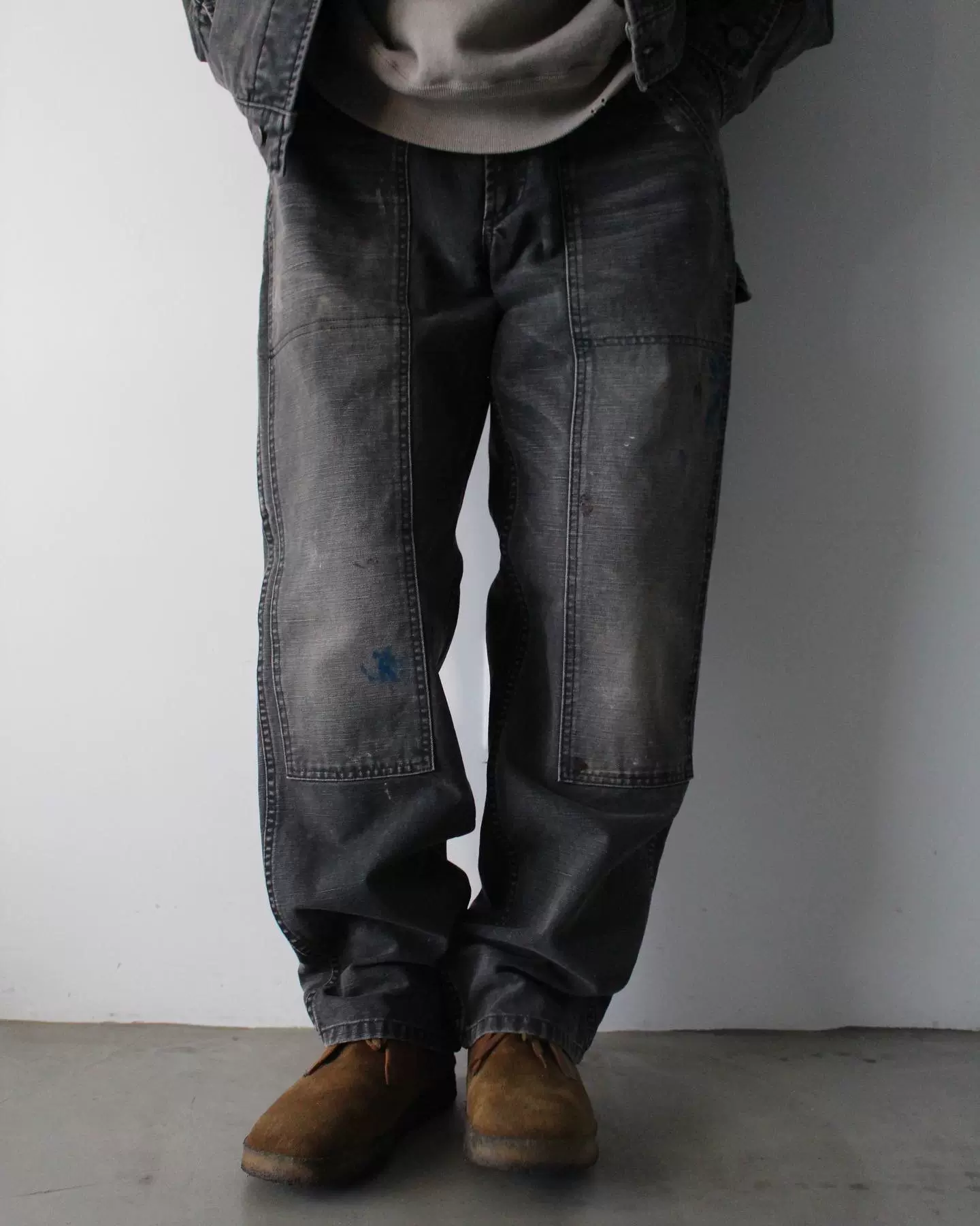 BOWWOW DOUBLE KNEE DUCK PAINTER PANTS BOWWOW バウワウ DOUBLE KNEE