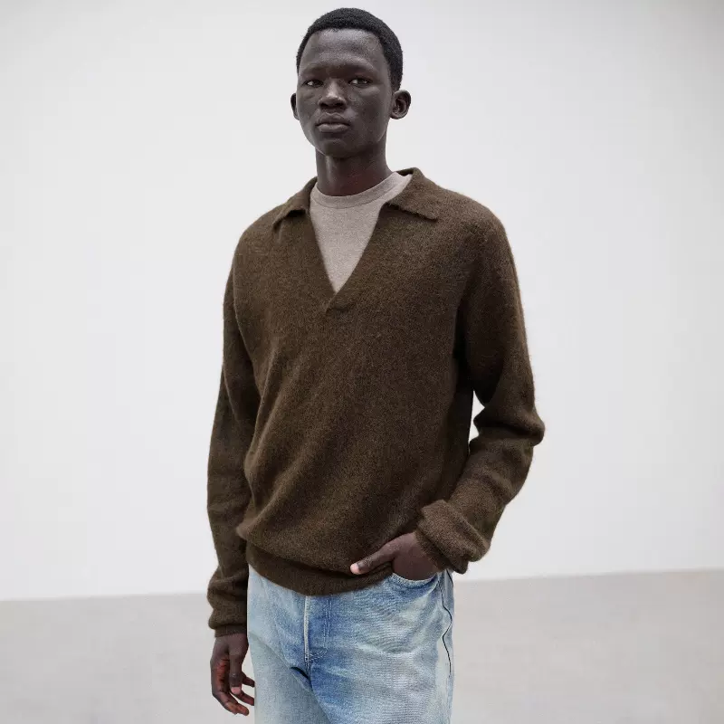 STEVEN ALAN✖️BATONER HEMMING WOOL CREW 2 STEVEN ALAN✖️BATONER HEMMING WOOL CREW 2 BATONER × Steven Alan