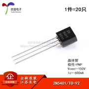 Hàng Chính Hãng 2N5401 TO-92 PNP Transistor 150V/0.6A Cắm Trực Tiếp Triode Đồng Chân 20 Miếng