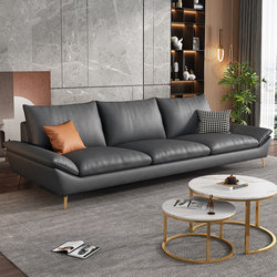 Italian Minimalist Light Luxury Tech Fabric Sofa for Living Room, Small Apartment, Modern Simple Straight Row Double/Three-Seater New Model