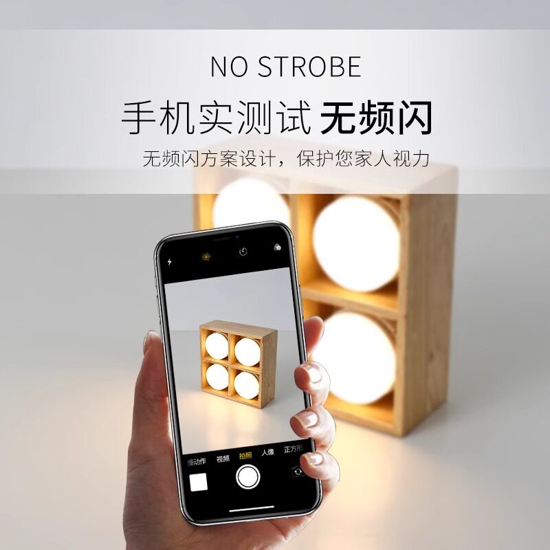 메인 조명이 없는 거실 통나무 통나무 통나무 침실 LED 표면 장착형 대담한 램프 그릴 이중 헤드 복도 통로 천장 램프 -