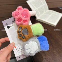 Cute Cartoon Popsicle Judy Nick Hair Clip Sweet Girl Bangs Side Clip Autumn and Winter Fluffy Hairpin