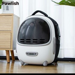 Pet Outing Cat Carrier Breathable Space Capsule Backpack Pet Bag Large Capacity Cat Carrier Portable Dog Backpack School Bag
