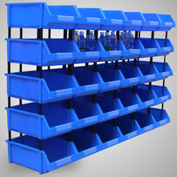 Plastic Modular Parts Box, Material Box, Component Box, Screw Box, Classified Storage Box, Slanted Plastic Box, Shelf