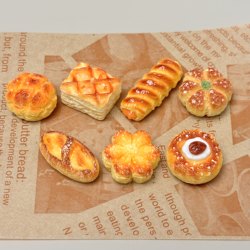 [Chinese-Style Small Bread] Simulated Food Dessert Resin Accessories 3D Pretend Play Toy Dollhouse DIY