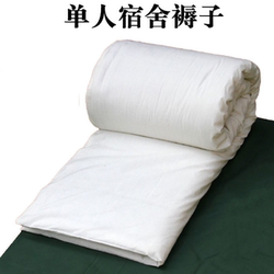 Pure Genuine White Mattress Foldableable Warm and Moisture-Proof Hot Melt Mattress Quilt Off-White Single Student Unit Dormitory