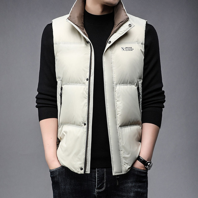 BATMO High-Quality 90% White Goose Down Jacket for Men – Winter Vest 2023 Collection