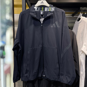 
Adidas Adidas Z.N.E men's 25 spring new black jacket stand collar woven jacket JN9026