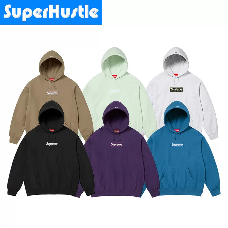 现货23FW Supreme Box Logo Hooded Sweatshirt Bogo连帽卫衣帽衫-Taobao