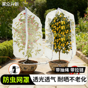 
Anti-insect net cover, anti-bird cover bag, fruit tree gauze with zipper, blueberry balcony fruit tomato anti-fruit fly anti-mosquito light transmission