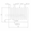 fan jonsbo cr 1000 Nhôm tản nhiệt hồ sơ 40*40*30MM chip bắc nam cầu bo mạch chủ tản nhiệt card đồ họa nhiệt điện tử khối fan coolmoon d1 Linh kiện tản nhiệt