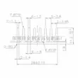 Tản nhiệt nhôm định hình 28 * 28 * 11mm định tuyến có rãnh IC chip tản nhiệt điện tử PCB 