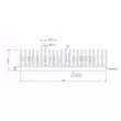 Tản nhiệt nhôm 100*60*15MM chip PCB định tuyến bo mạch chủ tản nhiệt siêu âm dẫn nhiệt khối nhôm 