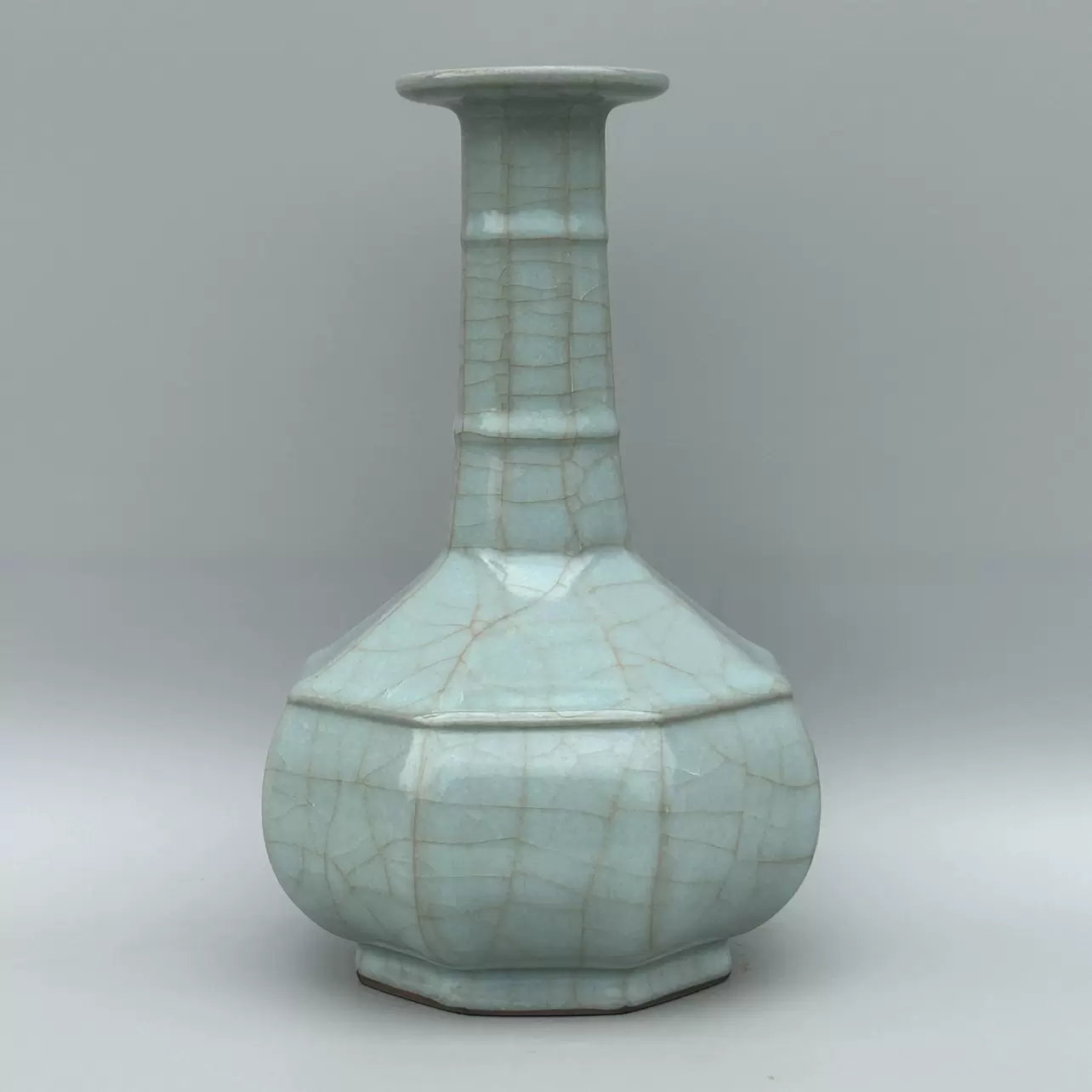 元青花釉里红龙纹玉壶春瓶古玩古董收藏中式摆件手工手绘仿古瓷