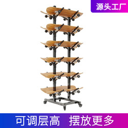 Snowboard Display Stand, Surfboard Floor Stand, No-Drill Snowboard Storage Rack, Household Skateboard Storage Rack