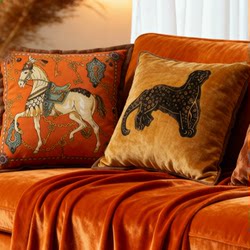 European-Style High-End Sofa Cushion Cover, Luxurious Throw Pillow for Living Room, Office, Model Room, Simple American Retro Style