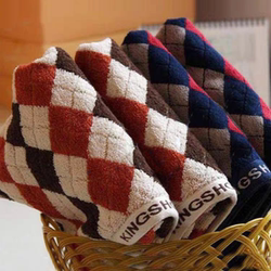 4-Pack of Jin Hao Pure Cotton Square Towels for Home Use, Small Face Towels for Adults, Hand Towels, Square Towels, All-Cotton, Soft and Absorbent