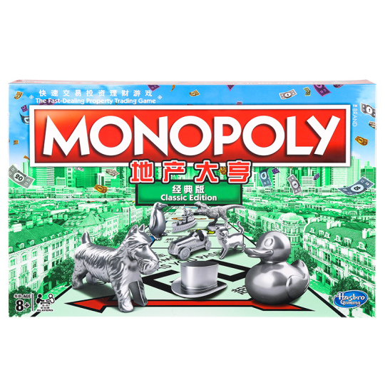 Hasbro Monopoly Classic Chinese Version Board Game C1009