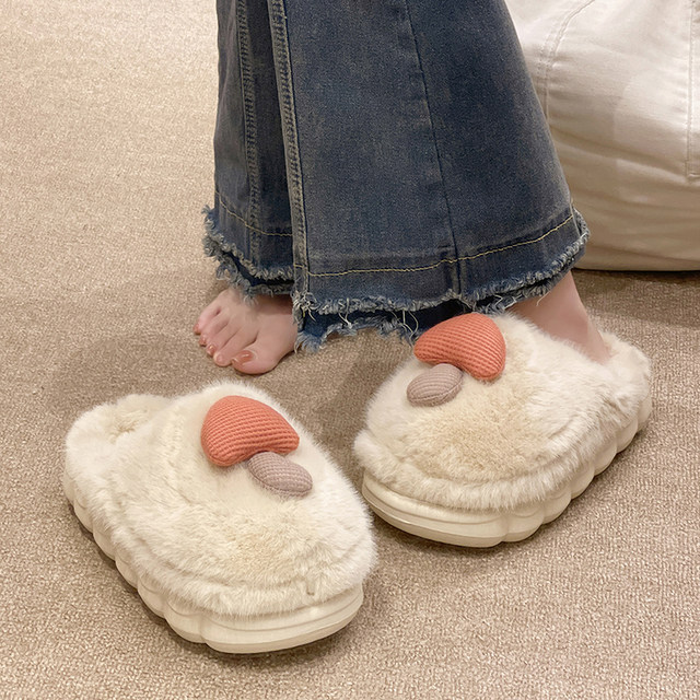 Zigihos Animal Fuzzy Slippers For Women Cute Womens Pig