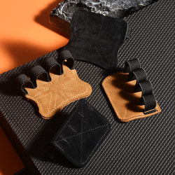 Fitness Gloves Pull-Up Grip Straps Men's Four-Finger Fitness Palm Protectors Horizontal Bar Auxiliary Gloves Women's Training Equipment