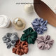 High-end sense~simple satin large intestine hair ring ins fat intestine hair rope French large intestine hair accessories headband women's headwear