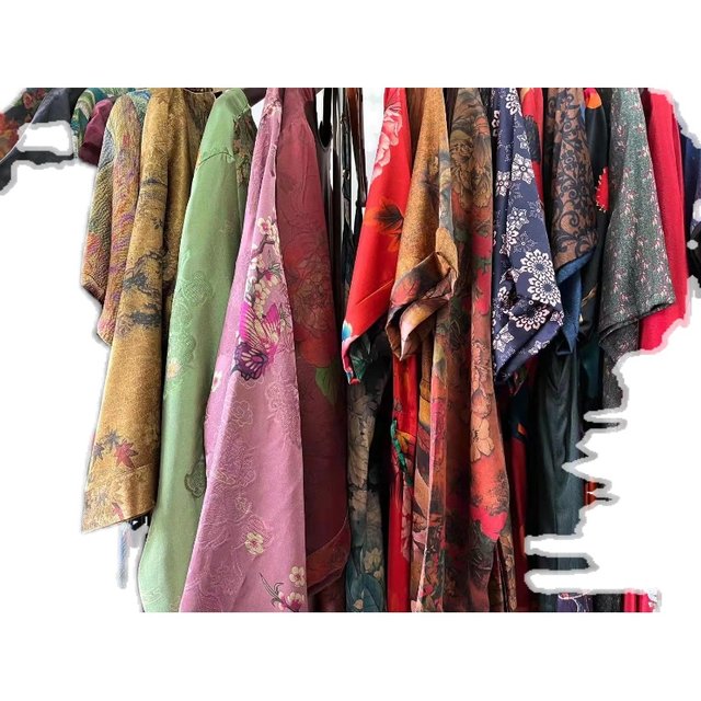 
Live streaming specializes in silk dresses