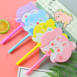 Cute Rabbit Fan Pen Creative Logo Advertising Gift Wholesale Cartoon Student Children's Gift Fan Ballpoint Pen