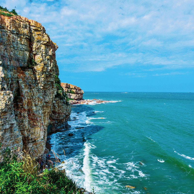 烟台蓬莱阁+长岛仙境源+九丈崖+半月湾 仙境海岸两日游