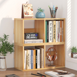 Desktop Bookshelf Storage Rack Living Room Bedroom Home Floor-Standing Combination Bookcase Simple Children's Student Storage Rack